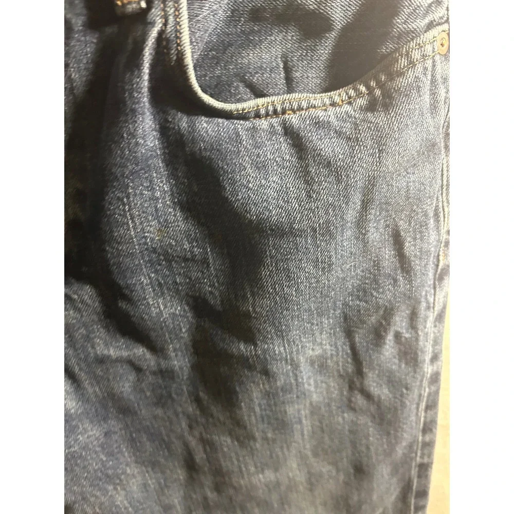 J.Crew Slim Straight Jeans Mens 32x32 Dark Wash Blue Denim Pants